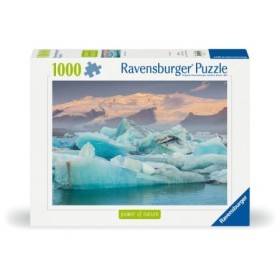 Puzzle puterea naturii lacul glaciar Jokulsarlon din Islanda 1000 piese